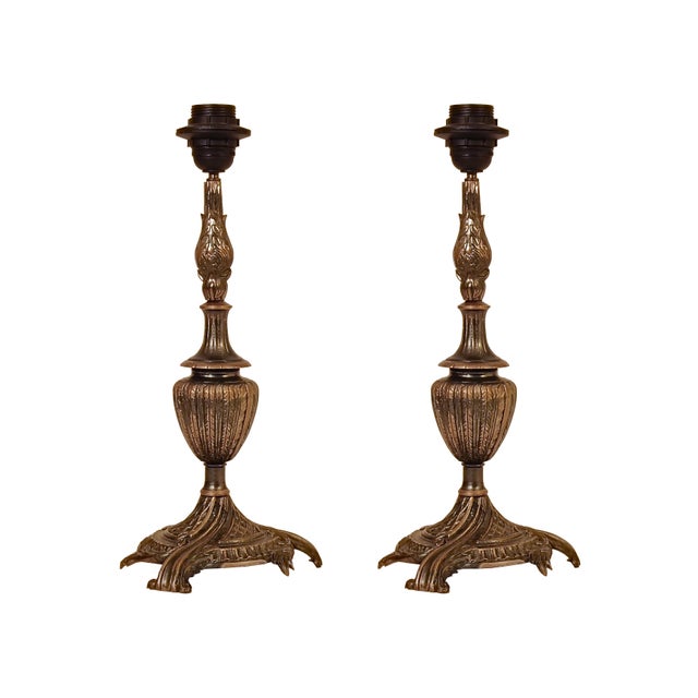 Early 20th Century Grand Tour Table Lamps, Italy, Set of 2 For Sale - Image 5 of 12