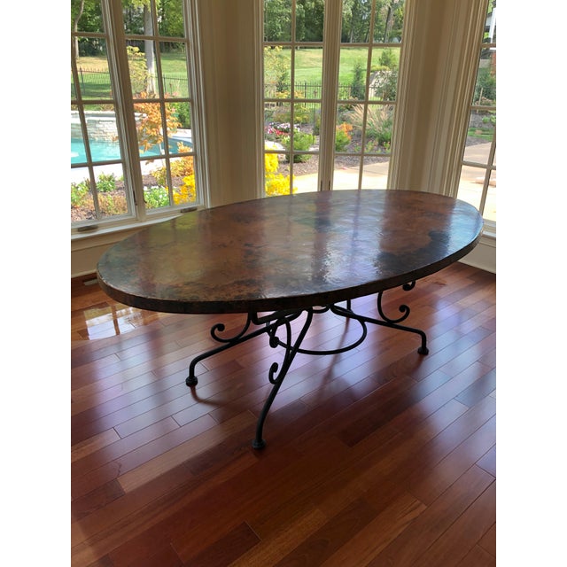 Arhaus Copper Arabesque Dining Table Chairish