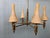Vintage Chandelier in Brass and Chained Glass Lampshade, 1950s For Sale - Image 17 of 18