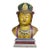 Vintage Shoushan Stone Guanyin Bust With Polychrome Details For Sale