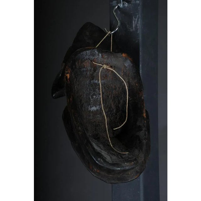 Wood Antique African Wooden Mask For Sale - Image 7 of 8