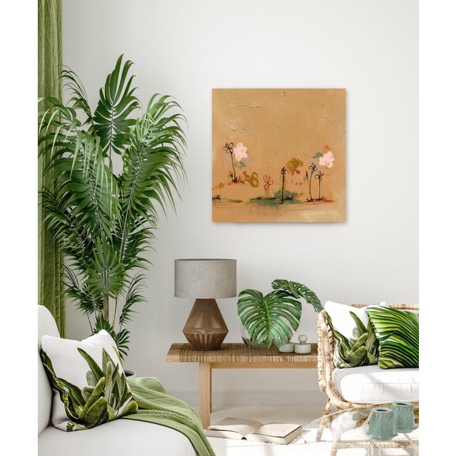 Los Angeles artist Amber Goldhammer paints dramatic abstract compositions in acrylic on canvas featuring energetic...