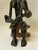 African Vintage Large 17.5" Hand-Carved Wood Ashanti Akuaba Figure - Seated Mother & Child For Sale - Image 3 of 12