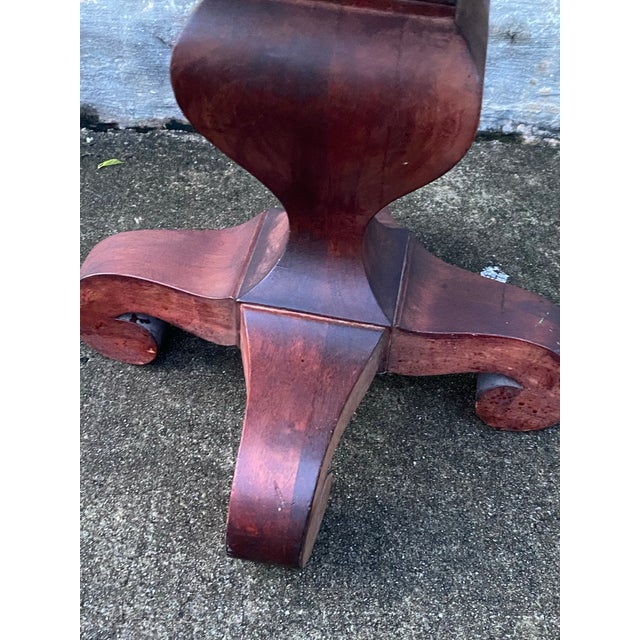 English Small Wooden Table . 1920’s Small Wooden Side Table For Sale - Image 3 of 12