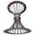 Modern Kreiss Trieste Collection 60" Round Travertine & Wrought Iron Center or Dining Table For Sale - Image 13 of 14