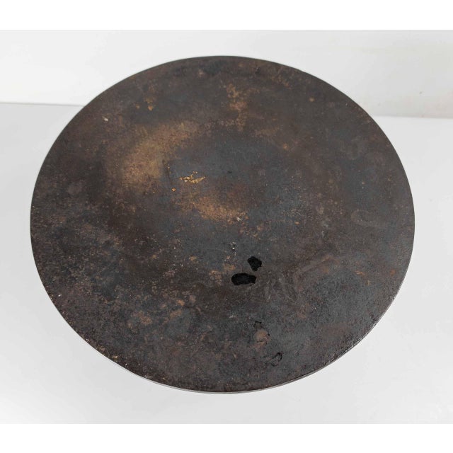 19th Century Cast Iron Sculptor's Display Stand That Rotates, Pottery Decorating For Sale In New York - Image 6 of 14