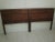 Wood 1980s Vintage Mid Century Twin Headboard Mahogany Set of Two For Sale - Image 7 of 12