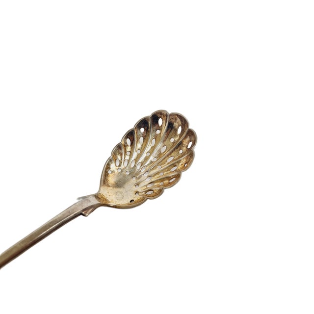 Metal Art Nouveau German Absynthe Spoon by WMF, 1900s For Sale - Image 7 of 8