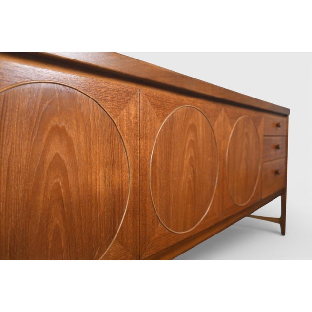 Mid 20th Century Attributed to Nathan Furniture "Circle" Credenza in Teak #2 For Sale - Image 10 of 10