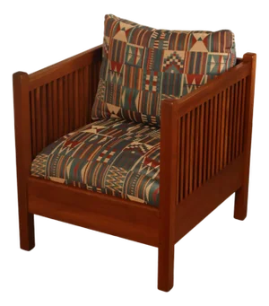 Stickley Mission Collection Cherry Spindle Cube Chair