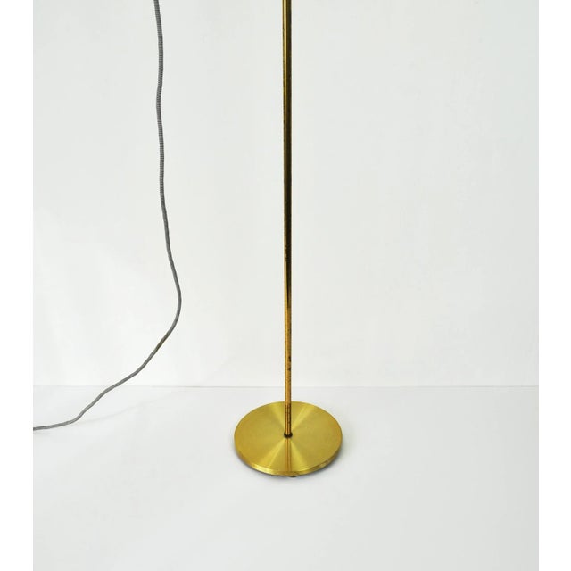 Modern Brass Floor Lamp with Adjustable Arm & Head, 1970s For Sale - Image 4 of 16