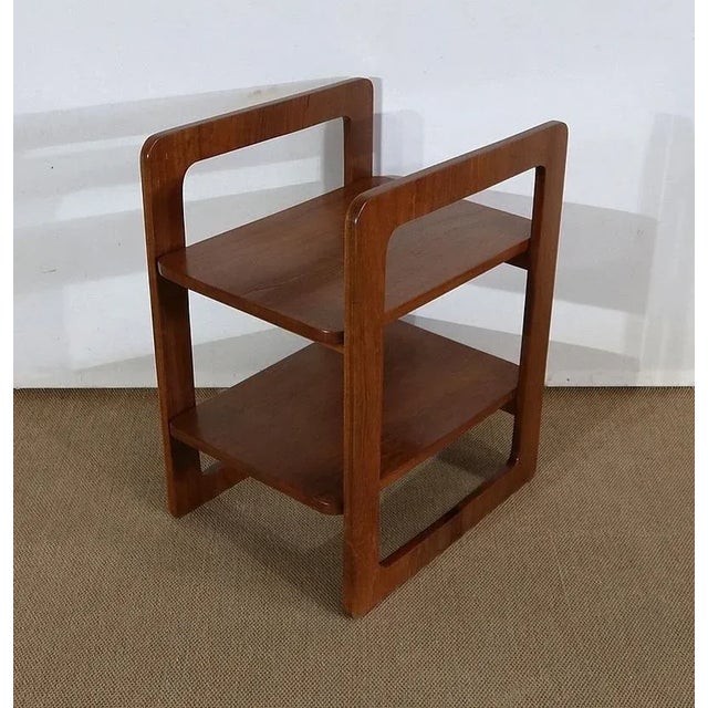Solid Teak Serving Shelf, 1970s For Sale - Image 17 of 17