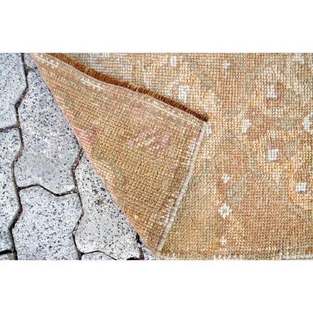 1960s Vintage Mid Century Turkish Rug For Sale - Image 5 of 6