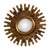 1960s Mid-Century Hollywood Regency Gilt Sunburst Mirror, 1960s For Sale - Image 5 of 5