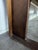 Brown Art Deco Brasserie Bench in Oak and Burl Wood with Burgundy Imitation Leather Seat, 1930s For Sale - Image 8 of 11
