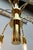 Gold Vintage German Brass Chandelier from Star Leuchten, 1970s For Sale - Image 8 of 18