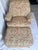 Early 21st Century Vintage Ethan Allen Tapestry Club Chair and Matching Ottoman For Sale - Image 5 of 12