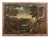 River Landscape with Figures, 1700s, Oil on Canvas For Sale