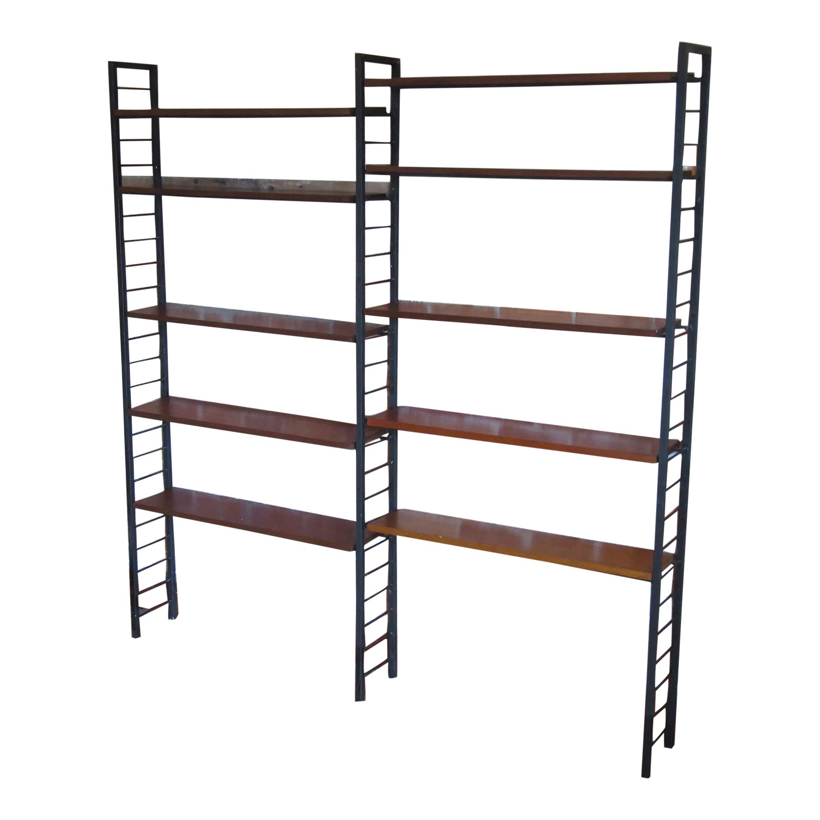 1960s Staples Ladderax Shelving Unit, Teak Mid-Century Similar to ...