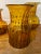 Mid 20th Century Vintage Italian Amber Tortoise Blown Glass Vases- Set of 3 For Sale In Chicago - Image 6 of 10
