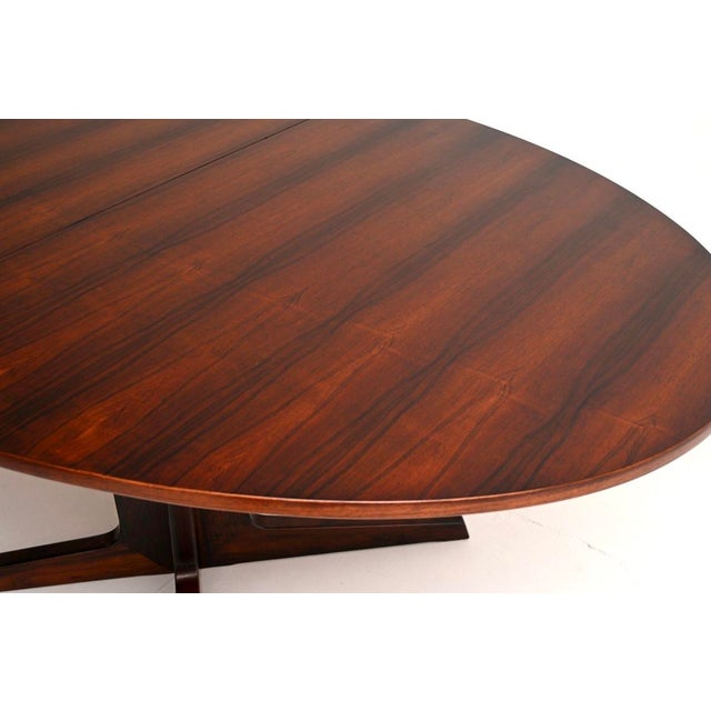 Vintage Danish Extending Dining Table from Bernhard Pedersen & Søn, 1960 For Sale - Image 9 of 11