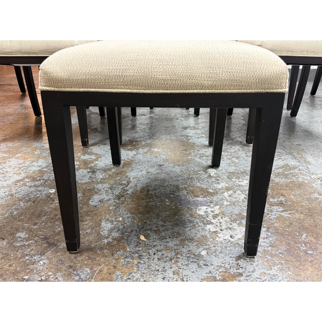 Ivory Sutter of California Dining Chairs, Set of Eight For Sale - Image 8 of 12
