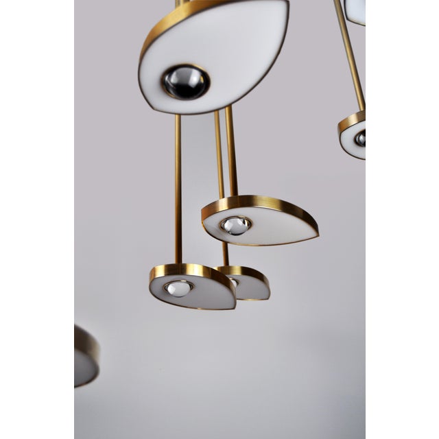 Small Lilly Straight Config. 1 Hanging Lamp by Ovature Studios, Set of 8 For Sale - Image 6 of 9