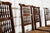19th Century Farmhouse English Oak Harlequin Rush Spindle Back Dining Chairs, 1880, Set of 6 For Sale - Image 8 of 13