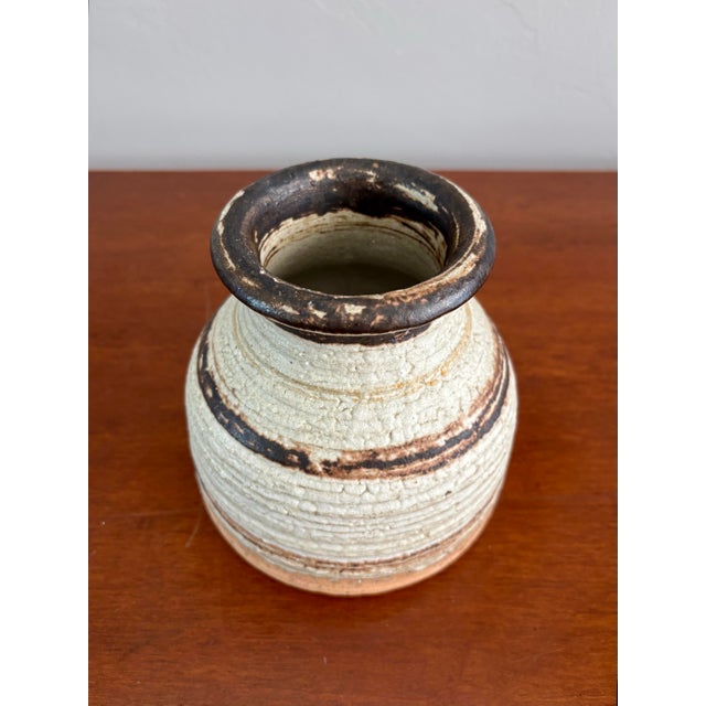 Rosenthal Vintage Bitossi for Rosenthal Textured Ceramic Vase, Italy, 1960s For Sale - Image 4 of 6