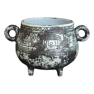 Vintage French Ceramic Pot by Jacques Blin, 1960s For Sale