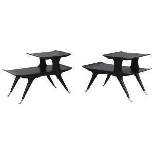 Ico & Luisa Parisi Style Sculptural Italian End Tables