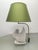 Pigeon-Shaped Porcelain Lamp with Fabric Lampshade, 1970s For Sale - Image 11 of 18