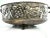 Antique Silverplate Ornamental Bowl With Grape Motif and Intricate Handles For Sale - Image 4 of 12