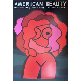 Original Poster Inspired by the Film American Beauty with Nude by P. Longawa For Sale
