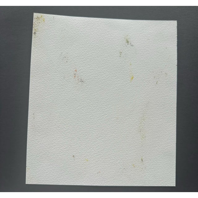 Boho Chic Signed Original Watercolor Botanical “First Day of Spring” For Sale - Image 3 of 3