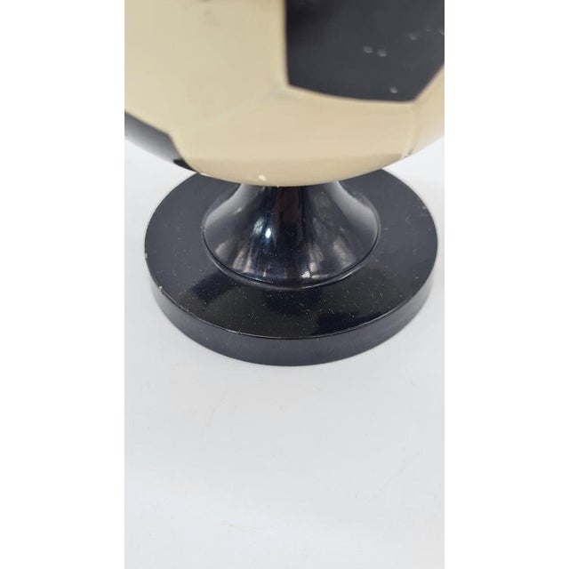 Black Vintage Standing Ashtray Football, 1960s For Sale - Image 8 of 13