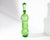 Mid-Century Modern Empoli Italy Green Glass Bottle With Fruit Design For Sale - Image 3 of 6