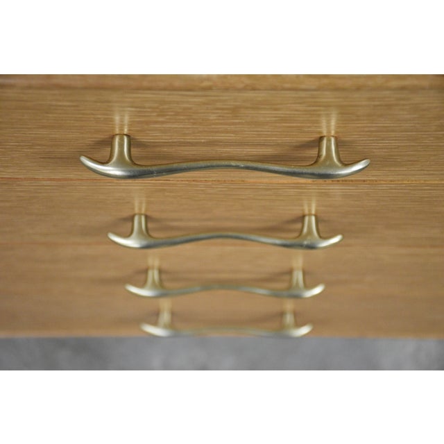 Brown 1960s Refinished Oak Long Dresser by Rway Furniture For Sale - Image 8 of 10