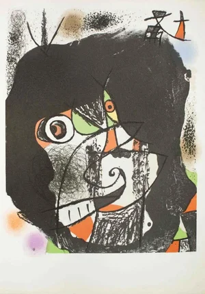 Les Revolutions Sceniques du XX Siecles - Original Lithograph by Joan Mirò 1975
