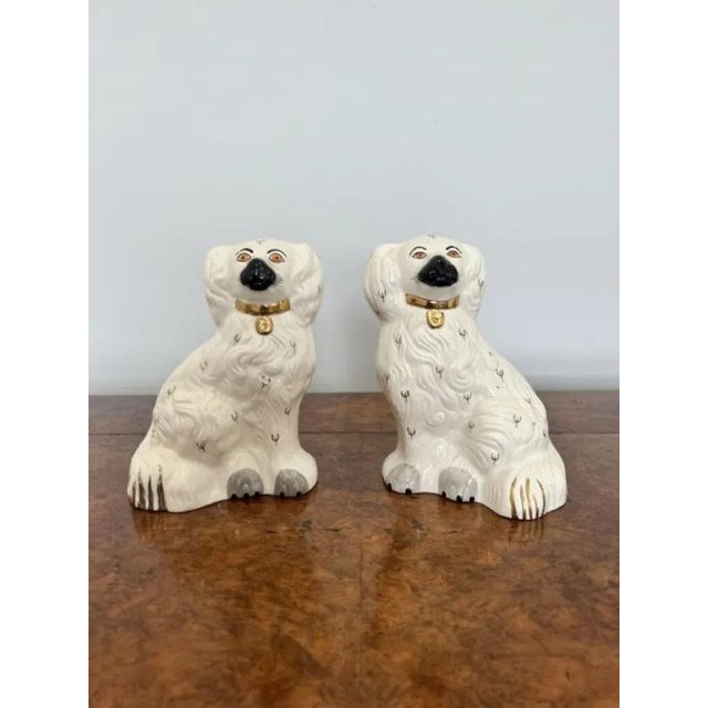 Vintage Seated Spaniel Figurines by Royal Dolton, 1940, Set of 4 For Sale - Image 3 of 7