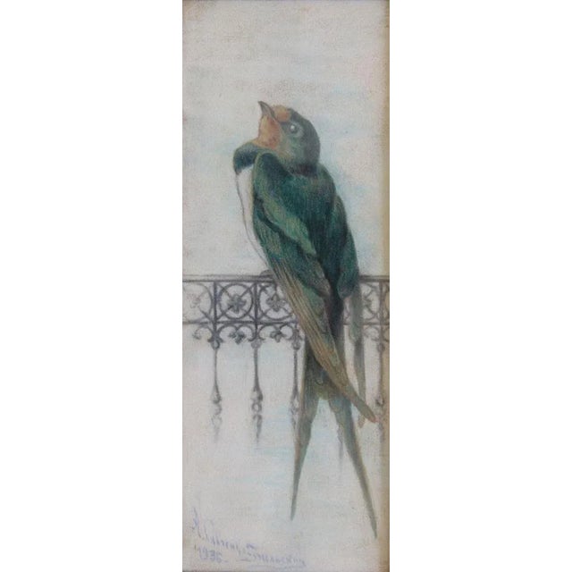 1930s Aleksandr Savchenko-Belsky, Martin, 1936, Pastel on Paper For Sale - Image 5 of 5
