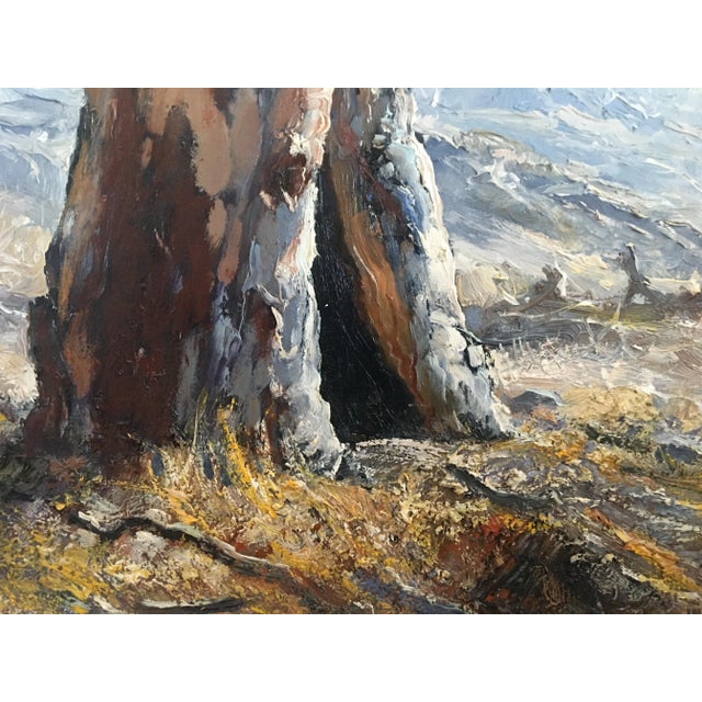 1960s "Early Morning" Landscape Oil Painting by Terry Gleeson, Framed For Sale - Image 4 of 6