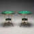 French Louis XVI Style, Jeweled Gueridons, Malachite, Bronze, France, 20th C. For Sale - Image 3 of 11