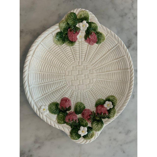 1970s Large Ceramic Platter Italy Bassano For Sale - Image 4 of 6