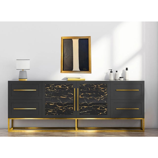 Contemporary Abstract Expressionist Painting by Bryan Boomershine Framed For Sale In Palm Springs - Image 6 of 7