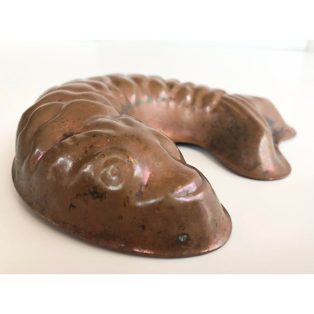 Early 20th Century Antique German Copper Aspic Baking Molds, Pair For Sale - Image 5 of 10