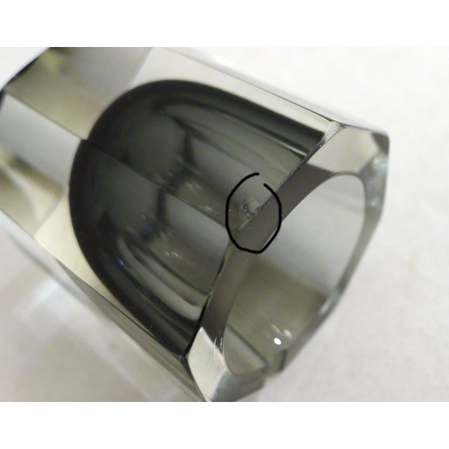 Small Octagonal Faceted Ashtray in Murano Sommerso Glass from Made Murano Glass, 1960s For Sale - Image 9 of 11
