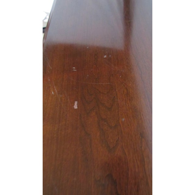 1980s Ethan Allen Georgian Court Dresser Cherry Designer For Sale - Image 6 of 11