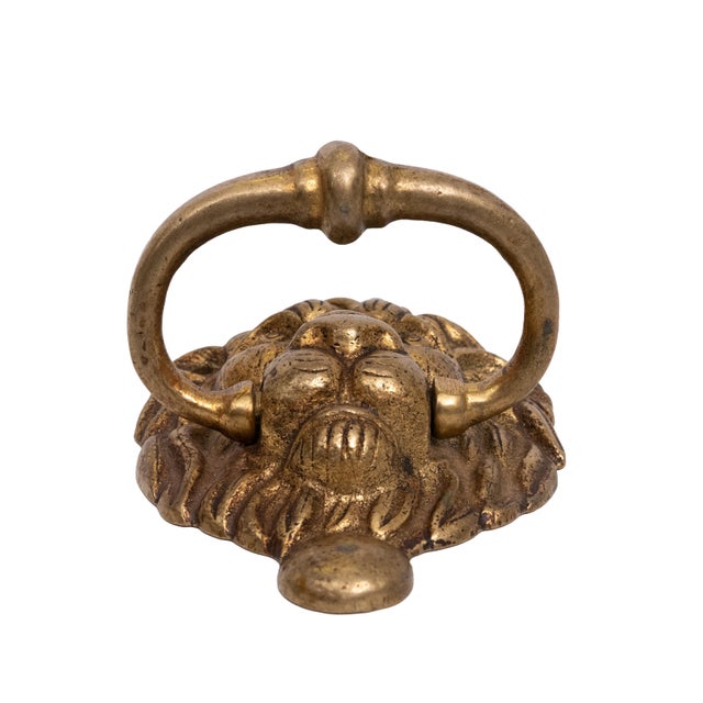 Very nice Bronze Lions Head Door Knocker. 1920s Holland
