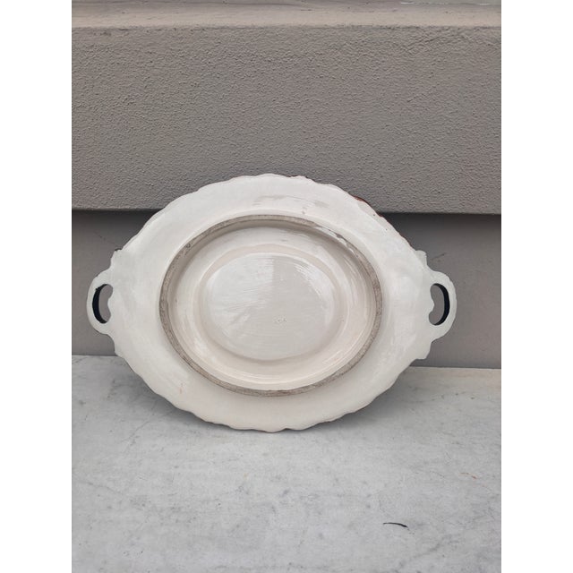 Late 19th Century Large Austrian Majolica Eggs Platter Circa 1890 For Sale - Image 5 of 8